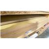 Image 2 : 18-SHEETS, MAPLE COLOUR MELAMINE ON 3/4-INCH PLYWOOD, 4X8-FT