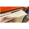 Image 2 : 32-SHEETS, WHITE LAMINATE ON 3/4-INCH PARTICLE BOARD, 4X8-FT