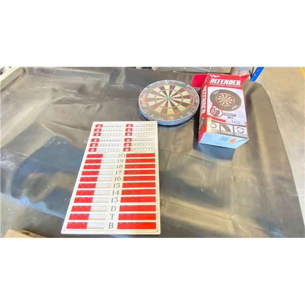 DART BOARD KIT WITH SCORE BOARD AND BOARD SURROUND