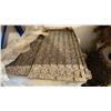 Image 2 : 26 PIECES RUBBER RECYCLED RUBBER MATTS. 39" X 39". 1 1/4" THICK