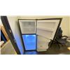 Image 2 : 24 INCH DANBY FRIDGE, STAINLESS STEEL FRONT, RCA MICROWAVE, AND MR. COFFEE KEURIG MACHINE.