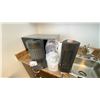 Image 1 : 2 HEATERS, MICROWAVE AND MISCELLANEOUS OFFICE SUPPLIES