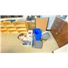 Image 2 : 2 HEATERS, MICROWAVE AND MISCELLANEOUS OFFICE SUPPLIES