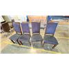 Image 1 : 4 WOOD FRAME DINING ROOM CHAIRS.