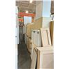 Image 9 : LARGE LOT KITCHEN CABINET BOXES. UPPERS AND BASES, SOME VANITY HEIGHT. SOME DOORS. OVER 70 PIECES.