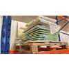 Image 3 : 3 PALLETS OF WHITE AND GRAY LAMINATE CABINET DRAWER AND DOOR FRONTS, ASST SIZES, MUST TAKE ALL