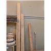 Image 2 : TWO PIECES ROUGH HARDWOOD. 6" X 98" X 1" AND 6 1/2" X 1" X 121"
