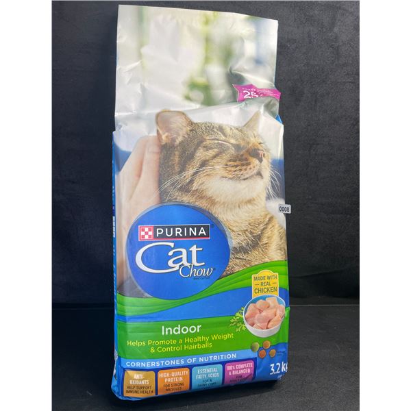 1 Bag of Purina Cat Chow Real Chicken Indoor Cat Food - 3.2KG Bag - New Sealed (BB: AUG 2026)
