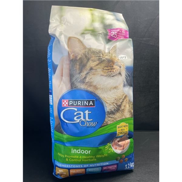 1 Bag of Purina Cat Chow Real Chicken Indoor Cat Food - 3.2KG Bag - New Sealed (BB: AUG 2026)