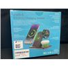 Image 2 : 2 Night Light 3-in-1 Foldable Wireless Charging Stations - New Sealed