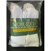 Image 2 : 10-Pairs of HotFeet Work Socks - Men's All-Weather Performance Crew Socks (Size 10-13) - New