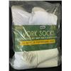 Image 2 : 10-Pairs of HotFeet Work Socks - Men's All-Weather Performance Crew Socks (Size 10-13) - New