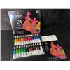 Image 2 : Castle Arts 24-Pack of Premium Quality Gouache Watercolor Paints (12ml Each) - New