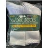Image 2 : 10-Pairs of HotFeet Work Socks - Men's All-Weather Performance Crew Socks (Size 10-13) - New