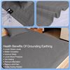 Image 5 : 1 Grounding Mat for Bed - Flat Bed Sheet Earthing Mat (72" x 84") with Cord - Beige - New