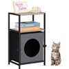 Image 1 : 1 Indoor Hidden Cat House Bed/End Table with Storage - New in Box (Assembly Req'd*)