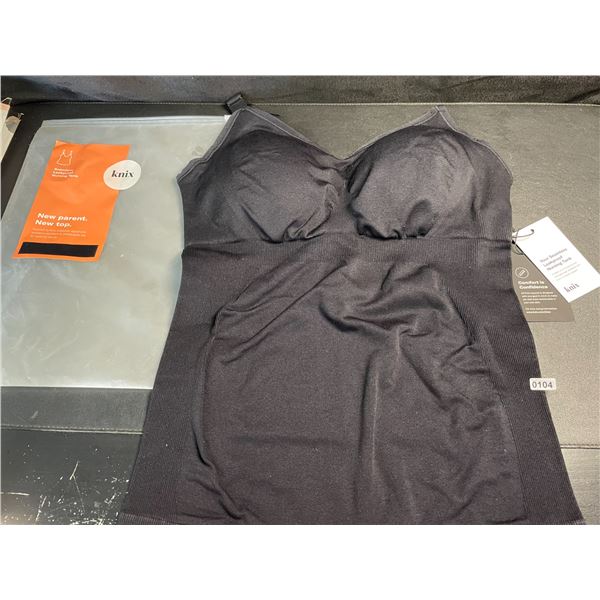 1 KNIX Seamless Leakproof Nursing Tank - Size S1 (Black) - New w/ Tags!