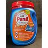 Image 1 : Persil Ultra Pacs Oxi+Odor Powerful Stain/Odor Removal Laundry Detergent Pods - 1.62lb Tub - New