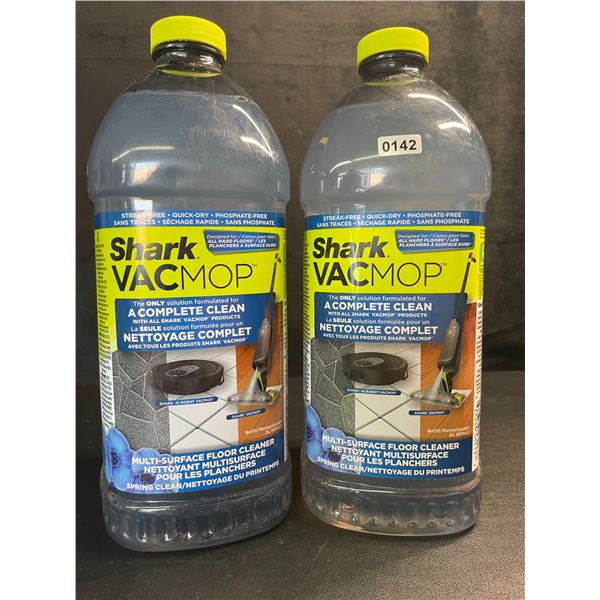 2 Jugs of Shark VacMop Multi-Surface Floor Cleaners - 2L - Brand New