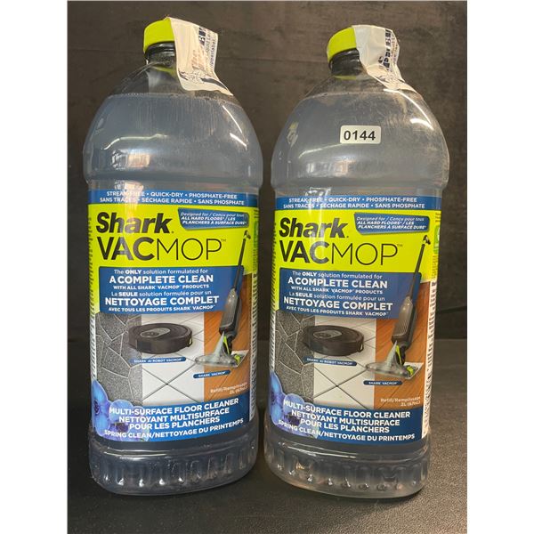 2 Jugs of Shark VacMop Multi-Surface Floor Cleaners - 2L - Brand New