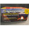 Image 2 : 2 Boxes of Ignite-O Instant Fire Starters for Fireplaces/Grills/Camping and More - New
