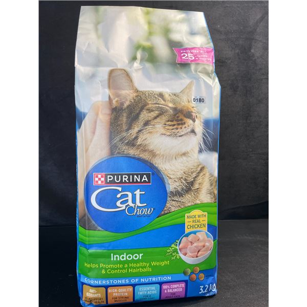 1 Bag of Purina Cat Chow Real Chicken Indoor Cat Food - 3.2KG Bag - New Sealed (BB: AUG 2026)