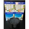 Image 2 : 4 Boxes of Silicone Drink Coasters with Holder (6 Per Box/24 Total) Silicone Cup Coasters - New