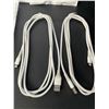 Image 2 : 3 Packs of Braided Lightning Charging Cords for Apple Devices (USB to Lightning) 6 Cords - New