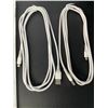 Image 2 : 3 Packs of Braided Lightning Charging Cords for Apple Devices (USB to Lightning) 6 Cords - New