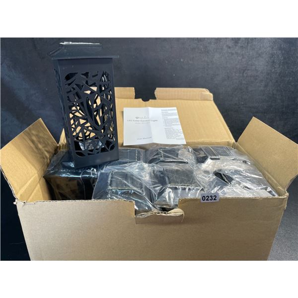 8-Pack of OxyLED LED Solar Pathway Garden Lights for Outdoors - New