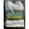 Image 2 : 10-Pairs of HotFeet Work Socks - Men's All-Weather Performance Crew Socks (Size 10-13) - New