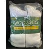 Image 2 : 10-Pairs of HotFeet Work Socks - Men's All-Weather Performance Crew Socks (Size 10-13) - New