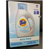 Image 1 : 1 Tide Ultra Concentrated Free & Gentle Eco-Box Liquid Laundry Detergent - 3.1L/96 Loads - New