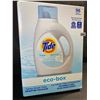 Image 1 : 1 Tide Ultra Concentrated Free & Gentle Eco-Box Liquid Laundry Detergent - 3.1L/96 Loads - New