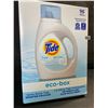 Image 1 : 1 Tide Ultra Concentrated Free & Gentle Eco-Box Liquid Laundry Detergent - 3.1L/96 Loads - New