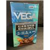 Image 1 : 1 Box of VEGA Plant-Based Protein - 10x 46g Packs - Chocolate - New (Dmg Box*)