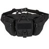 Image 2 : 1 Tactical Waist Pouch/Hip Belt Bag - Black - New