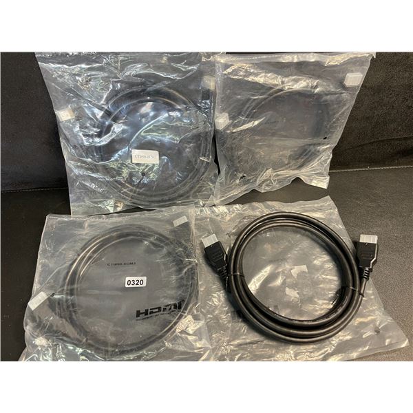 4 HDMI Cables - New