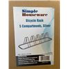 Image 4 : 1 Simple Houseware 5-Compartment Bicycle Floor Rack (Large 70inch Size) - Brand New!