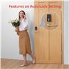 Image 8 : 1 SwitchBot Smart Lock; Bluetooth Electronic Deadbolt/Keyless Entry Front Door Lock - NEW SEALED!