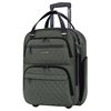 Image 1 : 1 KROSER Carry-On Underseat 16" Multi-Function Lightweight Suitcase - Army Green - NEW