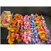 Image 2 : 12PC Hawaiian Leis - Multi-Color Hawaiian Leis - Perfect for Parties, Travel, etc. - New