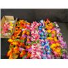 Image 2 : 12PC Hawaiian Leis - Multi-Color Hawaiian Leis - Perfect for Parties, Travel, etc. - New