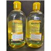 Image 1 : 2 Garnier SkinActive Micellar Cleansing Waters - 700ml - Cleanses/Removes Makeup/Brightens Skin- New