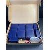 Image 2 : 17PC Jewelry Gift Storage Boxes (3" x 3") - Blue - New