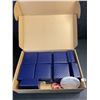 Image 2 : 17PC Jewelry Gift Storage Boxes (3" x 3") - Blue - New