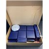 Image 2 : 17PC Jewelry Gift Storage Boxes (3" x 3") - Blue - New