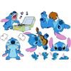 Image 2 : 3 Rolls of Lilo and Stich Disney Cartoon Wall Decals - 16" x 24" Roll (Assorted Designs) - New