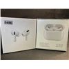 Image 1 : 2 Pairs of TWS Airpod-Style Wireless Earbuds with Charging Cases - White - New