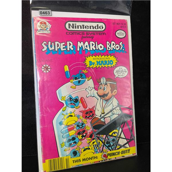 1 Super Mario Bros. Featuring Dr. Mario #9 Nintendo Comic (Valiant Comics)